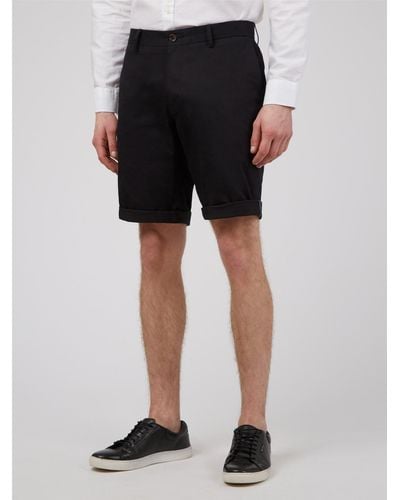 Ben Sherman Signature Cotton Chino Shorts - Black