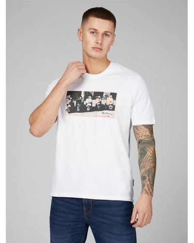 Ben Sherman Scooter Vibes Tee - White