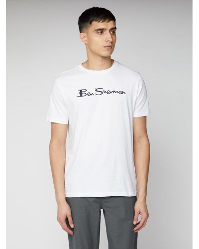Ben Sherman Logo T-shirt - White