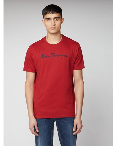 Ben Sherman Logo T-shirt - Red