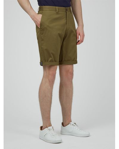 Ben Sherman Signature Cotton Chino Shorts - Green