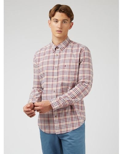 Ben Sherman Oxford Check Shirt - Multicolour