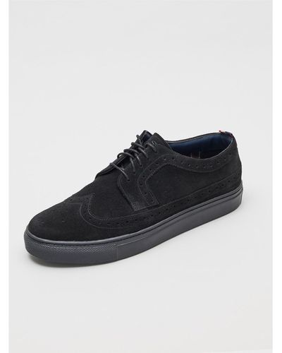 Ben Sherman Black Suede Preston Shoe