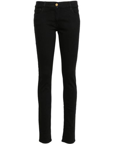 Elisabetta Franchi Low Waist Skinny Jeans - Black
