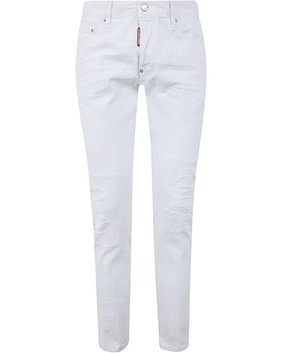 DSquared² Skater Jean Clothing - White