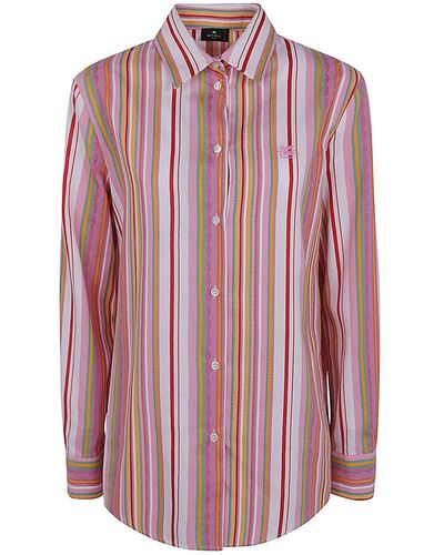 Etro Striped Shirt - Pink