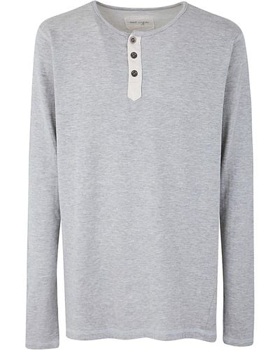 Greg Lauren Grey Long Sleeved T-shirt | Bernardellistores.com