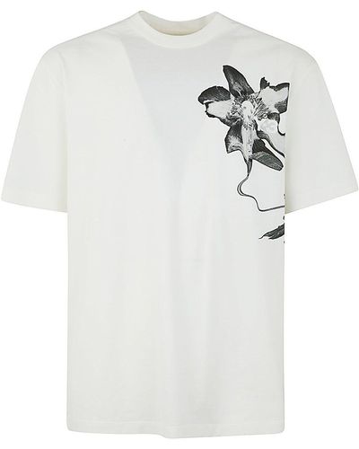 Y-3 Gfx Short Sleeve Tee 1 Clothing - White