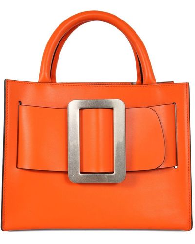 Boyy Leather Hand Bag - Orange