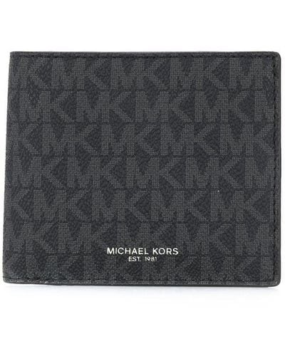 Michael Kors Wallets Black - Grey