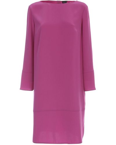 Gianluca Capannolo Pink & Purple Midi Dress