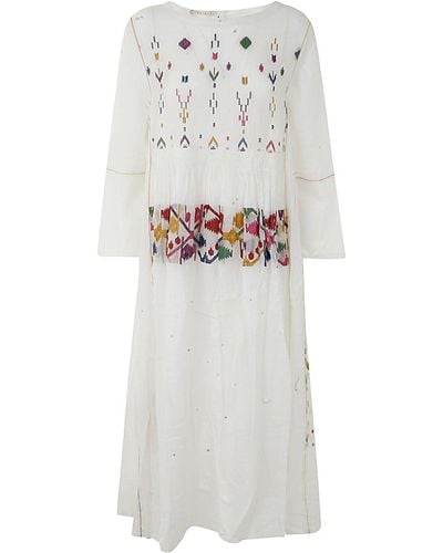 Injiri Ladies Dress - White
