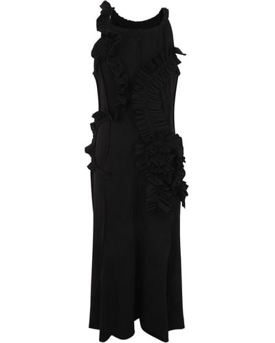 Dries Van Noten Long Dresses Cotton Dress - Black