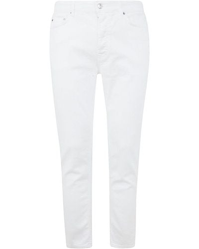 Department 5 Skinny Jeans: Cotton - White