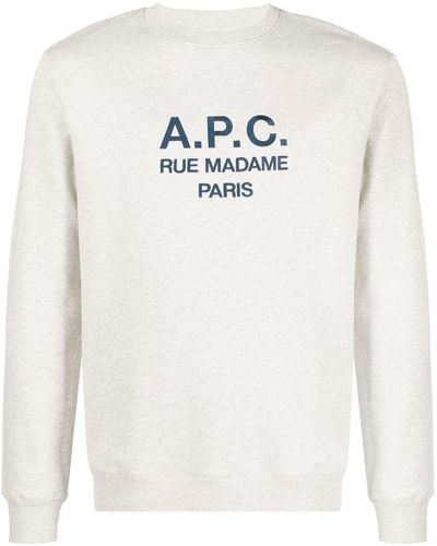 A.P.C. . Jumpers Grey - White