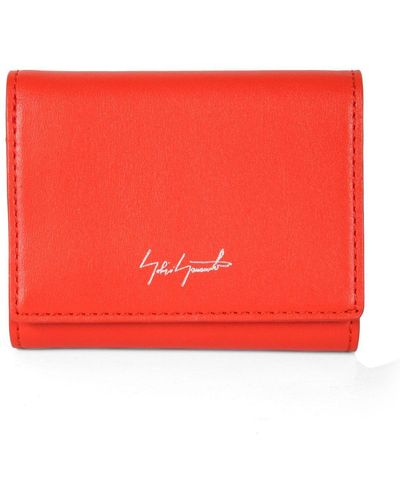 discord Yohji Yamamoto Tri-folded Wallet S - Red