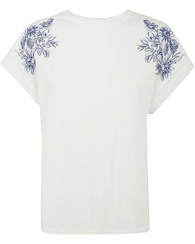 Twin Set Embroideres T-shirt - White