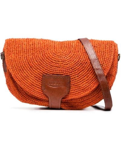 IBELIV Handbag: Tiako Crossbody - Orange