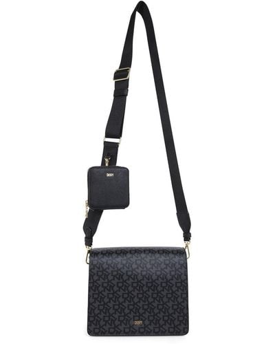 DKNY Handbag: Eight Crossbody - White