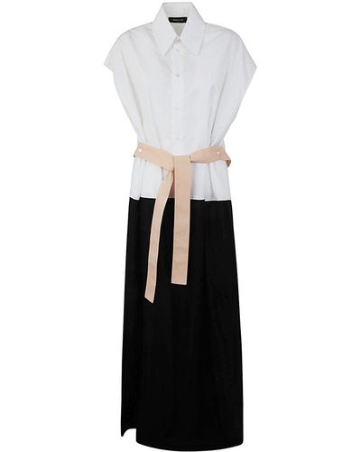 Fabiana Filippi Sleeveless Long Dress - White