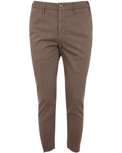Incotex Cotton Short Pants - Brown