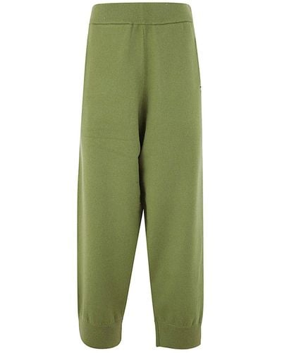 Extreme Cashmere N197 Rudolf Knitted Wide Pants - Green