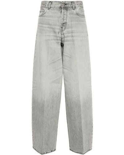Haikure Bethany Long Wide Leg Jeans - Grey