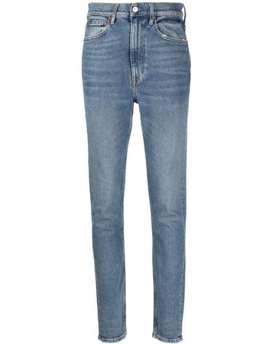 Polo Ralph Lauren Mid-waist Skinny Jeans - Blue
