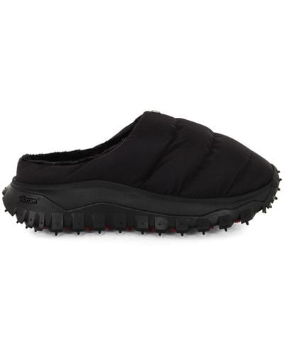 Moncler Puffer Trail Slides Shoes - Black