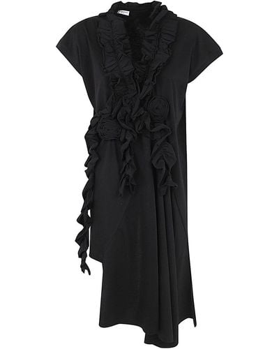 Dries Van Noten Cotton Mini Dress - Black