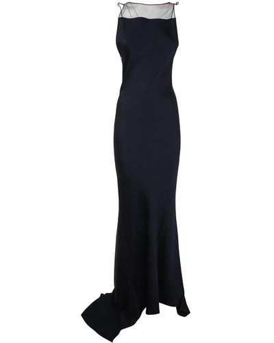 Maison Margiela Sleeveless Long Dress - Black