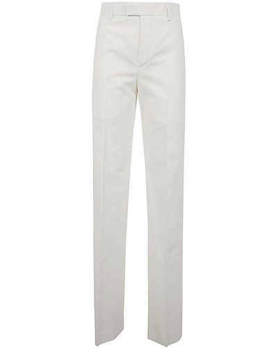 Ann Demeulemeester Maaike Flared Leg Comfort Trousers - White