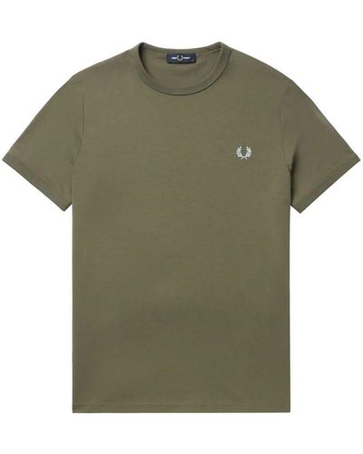 Fred Perry Fp Ringer T-shirt - Green