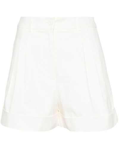 Essentiel Antwerp Faint Wide Leg Shorts - White