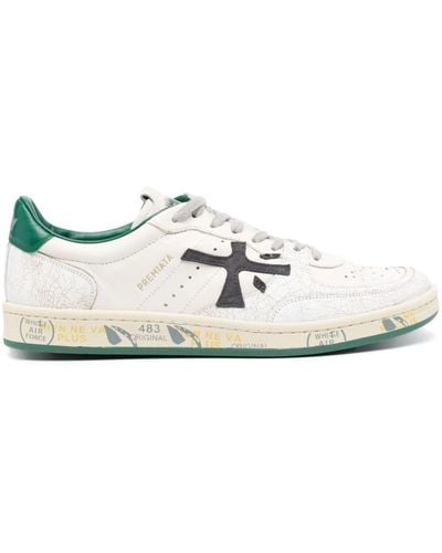 PREMIATA SNEAKERS Bskt Clay Trainers - White