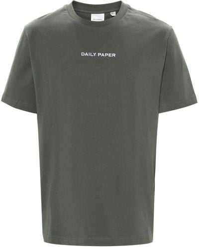Daily Paper Logotype Short Sleeves T-shirt - Green