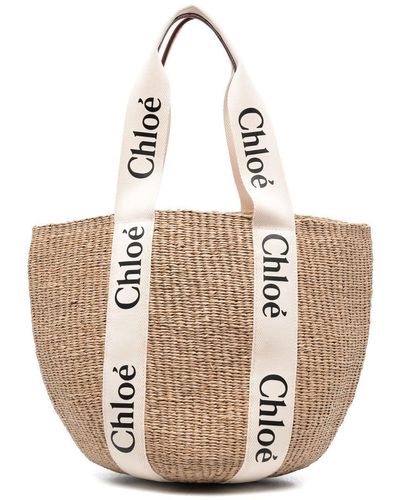 Chloé Woody Bag - Natural