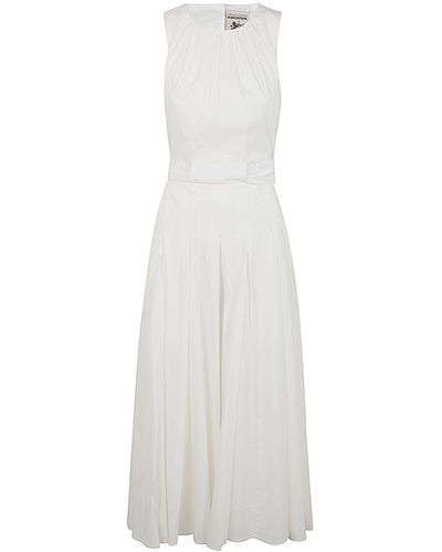 Semicouture Eva Dress - White