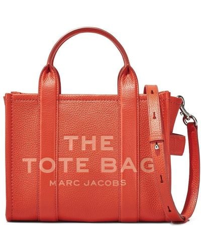 Marc Jacobs The Leather Small Tote Bag - Red