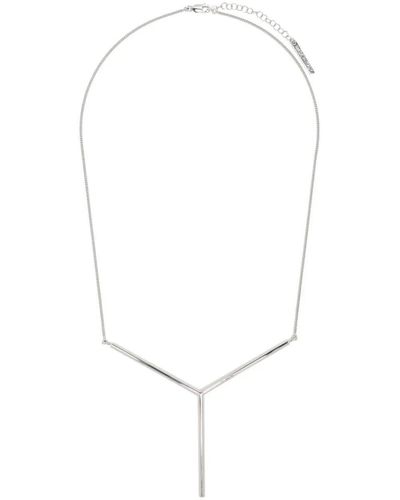 Y. Project Maxi Y Necklace Accessories - White