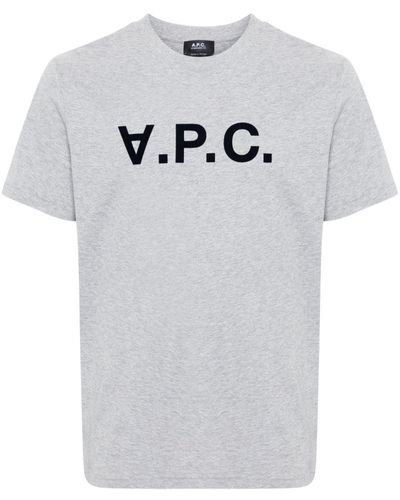 A.P.C. Standard Big Vpc T-shirt - Grey
