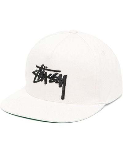Stussy Hat: Big Stock Point Crown - White