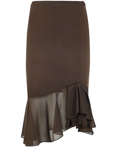 Tom Ford Knitted Skirt Clothing - Brown