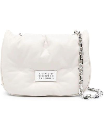 Maison Margiela Glam Slam Flap Small - White