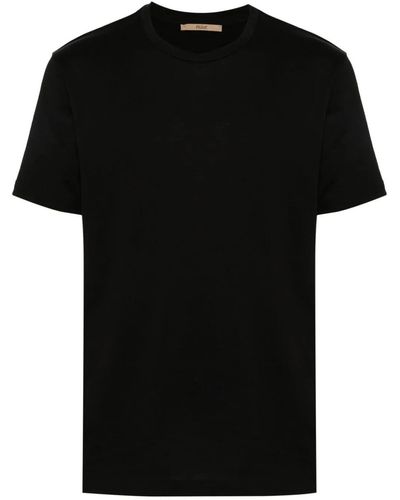 Nuur Short Sleeves Crew Neck T-shirt - Black