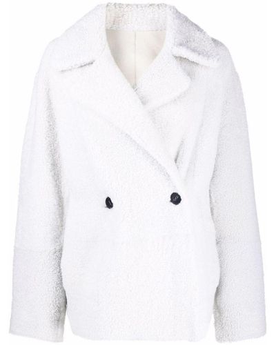 Sylvie Schimmel White Fur Coats