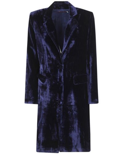 BIANCO LEVRIN Colette Coat - Blue