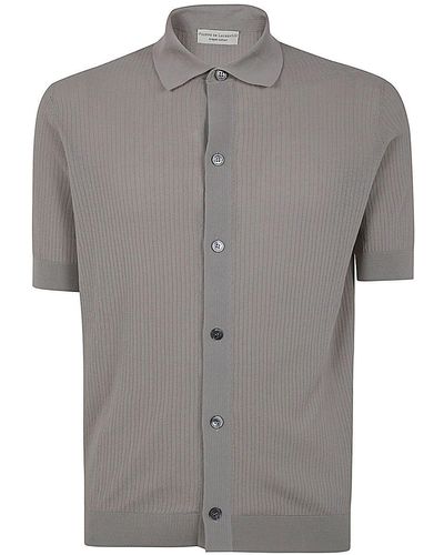 FILIPPO DE LAURENTIIS Short Sleeves Shirt - Gray