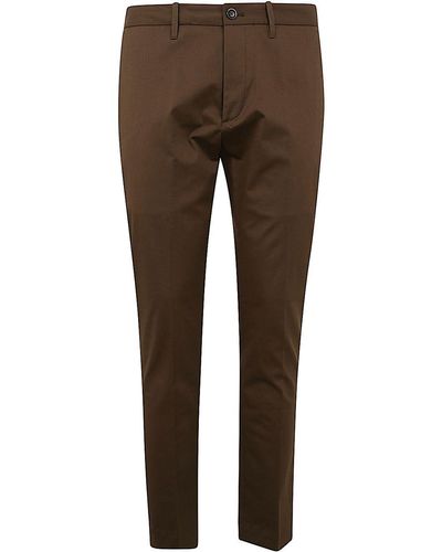 Nine:inthe:morning Easy Chino Slim Trouser - Brown