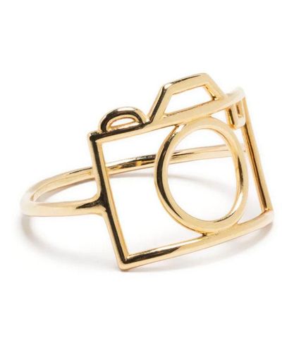 Aliita Gold Ring - Metallic